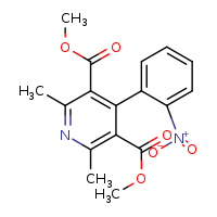 3,5-dimethyl 2,6-dimethyl-4-(2-nitrophenyl)pyridine-3,5-dicarboxylate