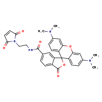 3',6'-bis(dimethylamino)-N-[2-(2,5-dioxopyrrol-1-yl)ethyl]-3-oxospiro[2-benzofuran-1,9'-xanthene]-6-carboxamide