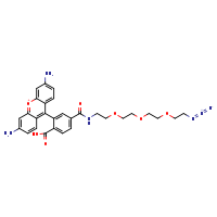 3,6-diamino-9-{5-[(2-{2-[2-(2-azidoethoxy)ethoxy]ethoxy}ethyl)carbamoyl]-2-carboxyphenyl}-10??-xanthen-10-ylium