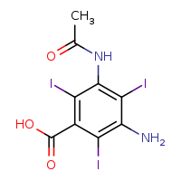 3-amino-5-acetamido-2,4,6-triiodobenzoic acid