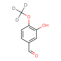 3-hydroxy-4-(²H?)methoxybenzaldehyde
