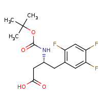 (3R)-3-[(tert-butoxycarbonyl)amino]-4-(2,4,5-trifluorophenyl)butanoic acid