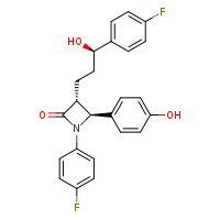 (3R,4S)-1-(4-fluorophenyl)-3-[(3R)-3-(4-fluorophenyl)-3-hydroxypropyl]-4-(4-hydroxyphenyl)azetidin-2-one