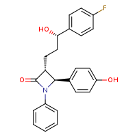 (3R,4S)-3-[(3S)-3-(4-fluorophenyl)-3-hydroxypropyl]-4-(4-hydroxyphenyl)-1-phenylazetidin-2-one