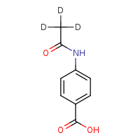 4-[(2,2,2-²H?)acetamido]benzoic acid