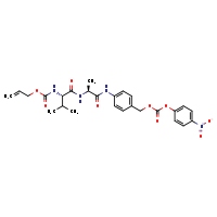 {4-[(2S)-2-[(2S)-3-methyl-2-{[(prop-2-en-1-yloxy)carbonyl]amino}butanamido]propanamido]phenyl}methyl 4-nitrophenyl carbonate