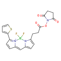4-{3-[(2,5-dioxopyrrolidin-1-yl)oxy]-3-oxopropyl}-2,2-difluoro-12-(thiophen-2-yl)-1??,3-diaza-2-boratricyclo[7.3.0.0³,?]dodeca-1(12),4,6,8,10-pentaen-1-ylium-2-uide