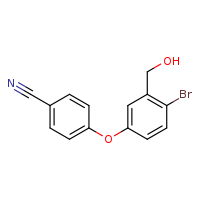 4-[4-bromo-3-(hydroxymethyl)phenoxy]benzonitrile