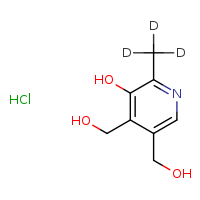4,5-bis(hydroxymethyl)-2-(²H?)methylpyridin-3-ol hydrochloride
