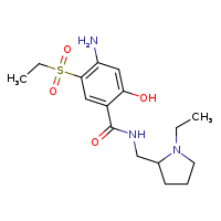 4-amino-5-(ethanesulfonyl)-N-[(1-ethylpyrrolidin-2-yl)methyl]-2-hydroxybenzamide