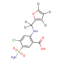 4-chloro-2-({[(3,4,5-²H?)furan-2-yl](²H?)methyl}amino)-5-sulfamoylbenzoic acid