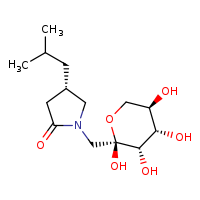 (4S)-4-(2-methylpropyl)-1-{[(2S,3S,4S,5R)-2,3,4,5-tetrahydroxyoxan-2-yl]methyl}pyrrolidin-2-one