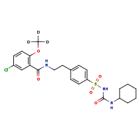 5-chloro-N-[2-(4-{[(cyclohexylcarbamoyl)amino]sulfonyl}phenyl)ethyl]-2-(²H?)methoxybenzamide