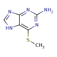 6-(methylsulfanyl)-7H-purin-2-amine