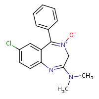 7-chloro-2-(dimethylamino)-5-phenyl-3H-1,4-benzodiazepin-4-ium-4-olate
