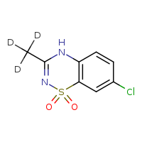 7-chloro-3-(²H?)methyl-4H-1??,2,4-benzothiadiazine-1,1-dione