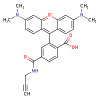 9-{2-carboxy-5-[(prop-2-yn-1-yl)carbamoyl]phenyl}-3,6-bis(dimethylamino)-10??-xanthen-10-ylium