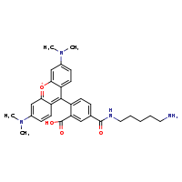 9-{4-[(5-aminopentyl)carbamoyl]-2-carboxyphenyl}-3,6-bis(dimethylamino)-10??-xanthen-10-ylium