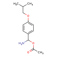 amino[4-(2-methylpropoxy)phenyl]methyl acetate