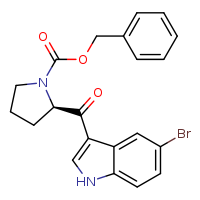 benzyl (2R)-2-(5-bromo-1H-indole-3-carbonyl)pyrrolidine-1-carboxylate