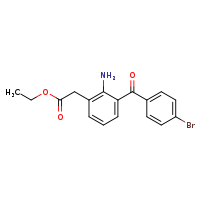 ethyl 2-[2-amino-3-(4-bromobenzoyl)phenyl]acetate