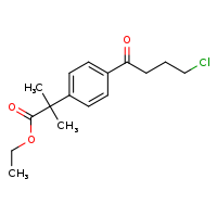ethyl 2-[4-(4-chlorobutanoyl)phenyl]-2-methylpropanoate