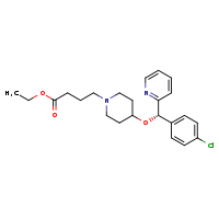 ethyl 4-{4-[(S)-(4-chlorophenyl)(pyridin-2-yl)methoxy]piperidin-1-yl}butanoate