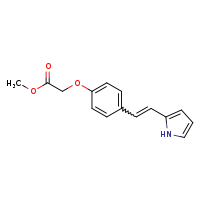 methyl 2-{4-[(1E)-2-(1H-pyrrol-2-yl)ethenyl]phenoxy}acetate