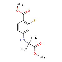 methyl 2-fluoro-4-[(1-methoxy-2-methyl-1-oxopropan-2-yl)amino]benzoate