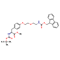 methyl (2S)-2-[(tert-butoxycarbonyl)amino]-3-{4-[2-(2-{[(9H-fluoren-9-ylmethoxy)carbonyl]amino}ethoxy)ethoxy]phenyl}propanoate