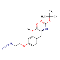 methyl (2S)-3-[4-(2-azidoethoxy)phenyl]-2-[(tert-butoxycarbonyl)amino]propanoate