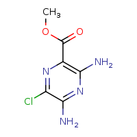methyl 3,5-diamino-6-chloropyrazine-2-carboxylate