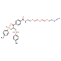 N-(2-{2-[2-(2-azidoethoxy)ethoxy]ethoxy}ethyl)-4-[3-(4-methylbenzenesulfonyl)-2-[(4-methylbenzenesulfonyl)methyl]propanoyl]benzamide