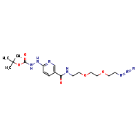 N-{2-[2-(2-azidoethoxy)ethoxy]ethyl}-6-{[(tert-butoxycarbonyl)amino]amino}pyridine-3-carboxamide