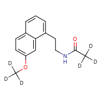 N-{2-[7-(²H?)methoxynaphthalen-1-yl]ethyl}(²H?)acetamide
