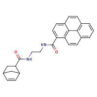 N-(2-{bicyclo[2.2.1]hept-5-en-2-ylformamido}ethyl)pyrene-1-carboxamide