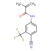 N-[4-cyano-3-(trifluoromethyl)phenyl]-2-methylprop-2-enamide