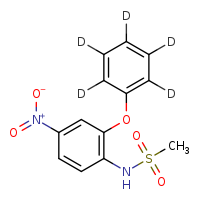 N-{4-nitro-2-[(2,3,4,5,6-²H?)phenoxy]phenyl}methanesulfonamide