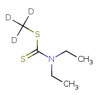 N,N-diethyl[(²H?)methylsulfanyl]carbothioamide