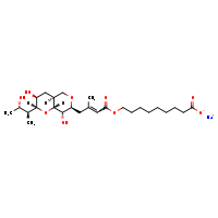 sodium 9-{[(2E)-4-[(2R,3S,4aS,7S,8S,8aR)-3,8-dihydroxy-2-[(2S,3S)-3-hydroxybutan-2-yl]-octahydropyrano[3,2-c]pyran-7-yl]-3-methylbut-2-enoyl]oxy}nonanoate