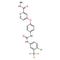 4-[4-({[4-chloro-3-(trifluoromethyl)phenyl]carbamoyl}amino)phenoxy]-N-methylpyridine-2-carboxamide