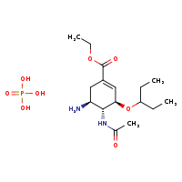 ethyl (3R,4R,5S)-5-amino-4-acetamido-3-(pentan-3-yloxy)cyclohex-1-ene-1-carboxylate; phosphoric acid