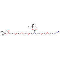 tert-butyl 3-(2-{2-[2-(13-azido-2,2-dimethyl-4-oxo-3,8,11-trioxa-5-azatridecan-5-yl)ethoxy]ethoxy}ethoxy)propanoate