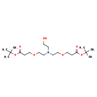 tert-butyl 3-[2-({2-[3-(tert-butoxy)-3-oxopropoxy]ethyl}(2-hydroxyethyl)amino)ethoxy]propanoate