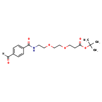 tert-butyl 3-(2-{2-[(4-formylphenyl)formamido]ethoxy}ethoxy)propanoate