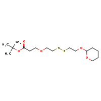 tert-butyl 3-(2-{[2-(oxan-2-yloxy)ethyl]disulfanyl}ethoxy)propanoate