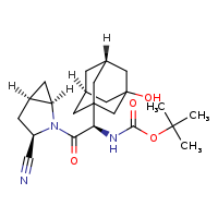 tert-butyl N-[(1R)-2-[(1R,3R,5R)-3-cyano-2-azabicyclo[3.1.0]hexan-2-yl]-1-[(5R,7S)-3-hydroxyadamantan-1-yl]-2-oxoethyl]carbamate