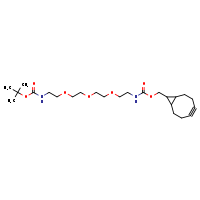 tert-butyl N-{2-[2-(2-{2-[({bicyclo[6.1.0]non-4-yn-9-ylmethoxy}carbonyl)amino]ethoxy}ethoxy)ethoxy]ethyl}carbamate