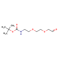 tert-butyl N-{2-[2-(2-oxoethoxy)ethoxy]ethyl}carbamate