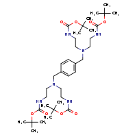tert-butyl N-(2-{[(4-{[bis({2-[(tert-butoxycarbonyl)amino]ethyl})amino]methyl}phenyl)methyl]({2-[(tert-butoxycarbonyl)amino]ethyl})amino}ethyl)carbamate